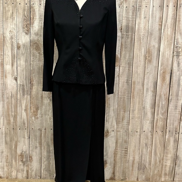 Positive Attitude Black Formal Evening Suit - Picture 2 of 14